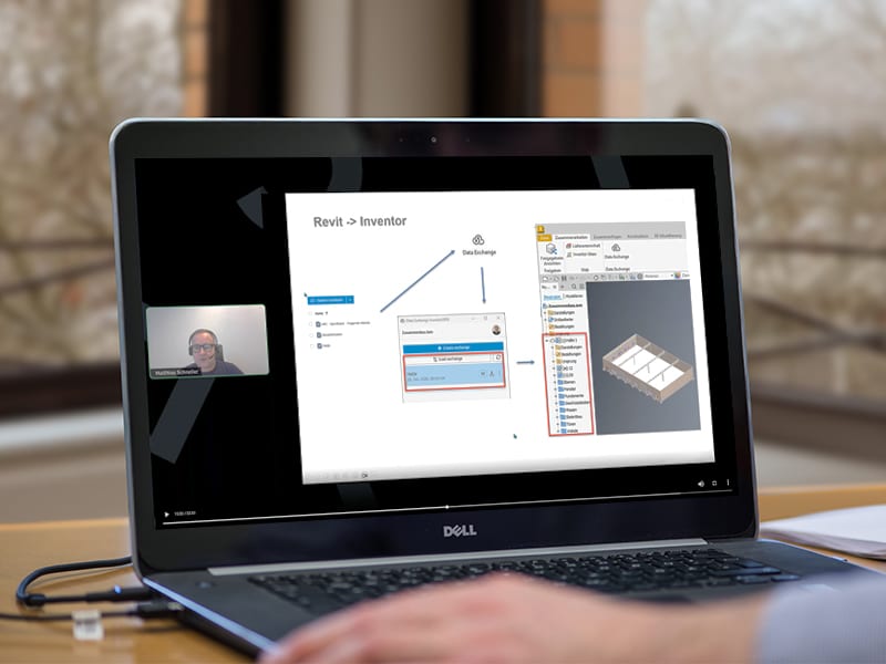 Mechanische Modelle aus Inventor für BIM-Projekte